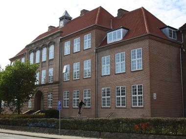 Billede af 1924 bygningen set fra Moltrupvej